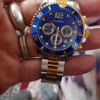 ساعت cuena آبی رنگ ۳ موتوره تاریخ دار زد آب