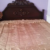 تخت خواب دونفره چوبی با تشک طبی|تخت و سرویس خواب|کرمان, |دیوار