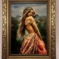تابلو چله ابریشم استادتراپی