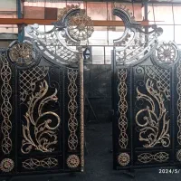 دروپنجره فلزی .چهارچوب پهن .فرم .پله.حفاظ ونرده