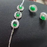 دستبند و گوشواره نقره