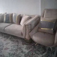 یک دست مبل ۸ نفره مینیمال با عسلی