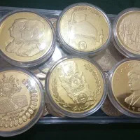 سکه مدال طرح آبکار طلا شاهی
