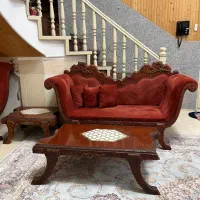 مبلمان چوبی  ۷نفره با میز ناهار خوری ۸نفره