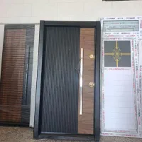 کلاسیک مدرن درب ضدسرقت ضمانت ۵ساله+آلومینیومی+چوبی