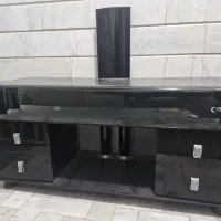 میز تلویزیون شیشه ای