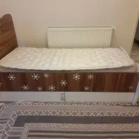 تخت نوجوان ۸۰ در ۱۶۰ همراه با تشک