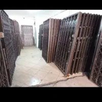 فرفورژه حفاظ مشبک آکاردیونی کشوی درب محافظ تور