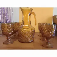 پارچ و لیوان عسلی ایتالیا با قدمت ۶۰ ساله