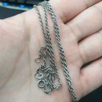زنجیر نقره وزن 6/6 گرم و...