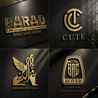 طراحی تایپوگرافی اختصاصی نام برندلوگو