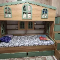 تخت دو طبقه ام دی اف درجه 1