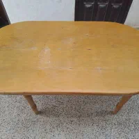 میز چوبی ۶ نفره