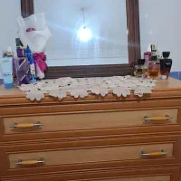 سرویس خواب کامل با دراور و پاتختی و تشک اصل رویال