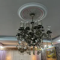 ۲ عدد لوستر آلومینیوم ۶ شاخه