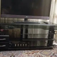 میز تلویزیون شیشه ای