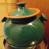 دیزی سفالی لعابی