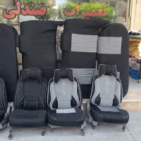 یک دست صندلی پراید صبا درحد نو،با روکش VIP