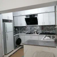 کابینت فلزی نو با درب ملامینه با کیفیت ومناسب