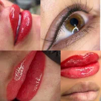 شیدینگ لب، کانتورلب، بن مژه