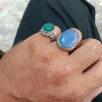۲عدد انگشترعقیق زیبا  عیار بالا