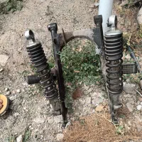 دوشاخ عقب و کمک عقب موتور