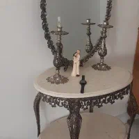 ایینه شمعدان برنجی