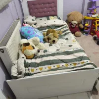 تخت کودک دخترانه مدل کویین