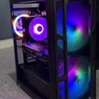 کیس گیمینگ  ورندرینگ rx5700xt و i5 11400f