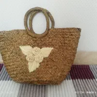 سبد ، رومیزی حصیری وکیف دخترانه