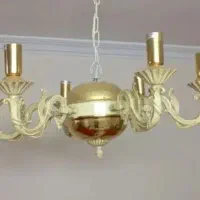 لوستر ۶ شاخه سالم با لوستر حبابی و...