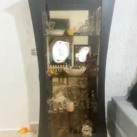 ویترین چوبی اینه دار