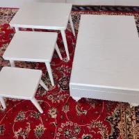 میز عسلی سفید نو