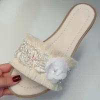 صندل مروارید دوزی