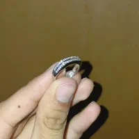 دو انگشتر نقره عیار ۹۲۵ قیمت منصفانه