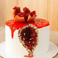 کیک خامه خانگی در چغادک