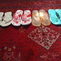 ۴ جفت دمپایی لاانگشتی دخترانه و زنانه قیمت مناسب
