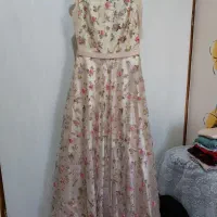 لباس مجلسی رنگ شیری سایز ۳۸
