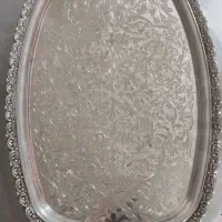 سینی نقره قدیمی