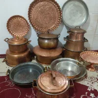 فروش وسایل آشپزخانه مسی.