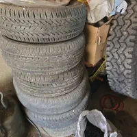 ده عدد لاستیک پژو وشش عدد رینگ سالم