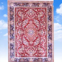 فرش ابریشم بهشتی تبریزی ماهور 1200 شانه نه متری