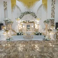 سفره عقد/کف ال ای دی / آتش بازی/ مه سرد