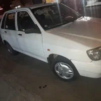 پراید ۱۱۱ سفید مدل ۹۸ بدون ضربه