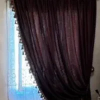 پرده دکور ی  و  جمع کننده و دیوار کوب مربوطه