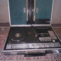 گرام چمدانی کروون و رادیو فیلیپس