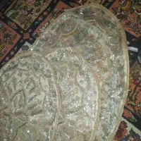 رومیزی ۳تیکه منجوق دوزی نو