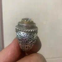 انگشترنقره با الماس طبیعی