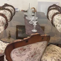 ناهارخوری ۸ نفره + دو صندلی مهمان