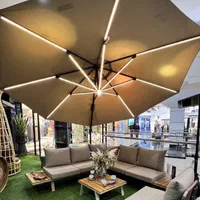 چتر ویلایی چراغ و روشنایی زاویه خور ۳۶۰درجه سایبان